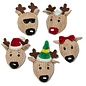 HUGGLE HOUNDS HUGGLEHOUNDS DOG HOLIDAY WEE BALL ASSORTED STYLES 4"