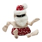 HUGGLE HOUNDS HUGGLEHOUNDS DOG HOLIDAY BEACH BUM SANTA KNOTTIE SMALL 10"