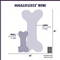 HUGGLE HOUNDS HUGGLEHOUNDS DOG HOLIDAY FROST BONE SMALL 12 INCH