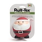HUGGLE HOUNDS HUGGLEHOUNDS DOG HOLIDAY RUFF-TEX SANTA BALL LARGE 4"