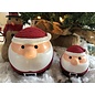HUGGLE HOUNDS HUGGLEHOUNDS DOG HOLIDAY RUFF-TEX SANTA BALL LARGE 4"