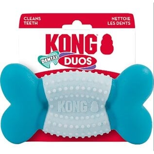 KONG KONG DUOS GROOMZ DENTAL BONE MEDIUM/LARGE TEAL