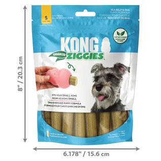 KONG KONG ZIGGIES ENHANCED 2.0 PUPPY TREATS 7 oz. bag