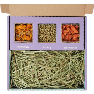 SWEET MEADOW FARM Sweet Meadow Farm Bunny Bento Box Western Timothy, Papaya & Marigold Small Pet Treat, 10-oz box