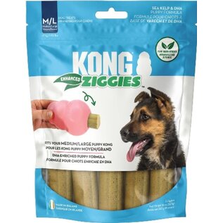 KONG KONG Ziggies Enhanced Plant-Based Puppy Treats Medium / Large 8 oz