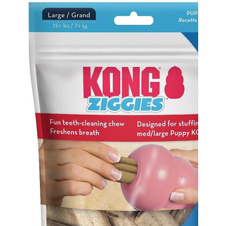 KONG KONG Ziggies Enhanced Plant-Based Puppy Treats Medium / Large 8 oz
