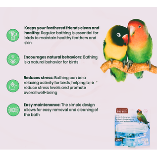 Lixit Quick Lock Small & Medium Bird Bath