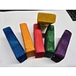 Wood Block 3 X 1 1/2 X 3/4 (drilled/dyed) Rainbow Delight Block Size nn assorted color