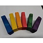 Wood Block 3 X 1 1/2 X 3/4 (drilled/dyed) Rainbow Delight Block Size nn assorted color