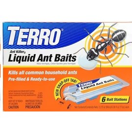 TERRO TERRO ANT KILLER LIQUID ANT BAITS 6 PACK