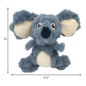 KONG KONG SCRUMPLEZ KOALA MEDIUM DOG TOY
