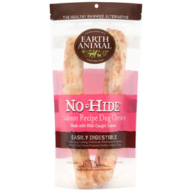 EARTH ANIMAL Earth Animal Dog No-Hide Large Rolls Natural Rawhide Alternative Salmon  Chew, 3 pack