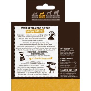EARTH ANIMAL Earth Animal No-Hide Small Rolls Peanut Butter Recipe Chew Dog Treats, 6 Pack