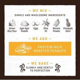 EARTH ANIMAL Earth Animal No-Hide Small Rolls Peanut Butter Recipe Chew Dog Treats, 6 Pack