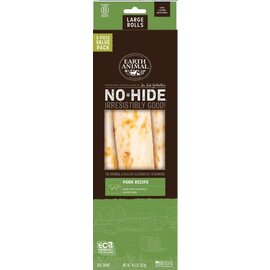 EARTH ANIMAL EARTH ANIMAL DOG NO-HIDE PORK LARGE VALUE 3 PACK