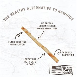 EARTH ANIMAL EARTH ANIMAL NO-HIDE STIX PORK VALUE 20 PACK DOG/CAT TREAT STIX