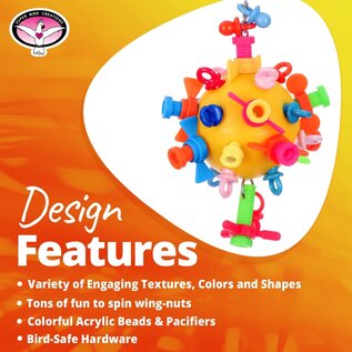 SUPER BIRD CREATIONS Super Bird Creations SB1215 Screwball Interactive Mechanical Bird Toy