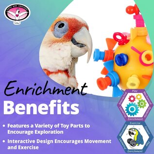 SUPER BIRD CREATIONS Super Bird Creations SB1215 Screwball Interactive Mechanical Bird Toy