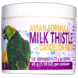 Morning Bird Milk Thistle & Dandelion Root Herbal Supplement 1.59 oz (45gr)
