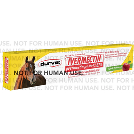 DURVET INC DURVET DURAMECTIN IVERMECTIN PASTE 1.87% FOR HORSE