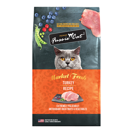 FUSSIE CAT Fussie Cat Market Fresh Turkey Meal Recipe Grain-Free Dry Cat Food, 3.5-lb bag