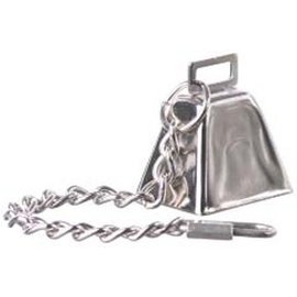SUPER BIRD CREATIONS Super Bird SB-997 Cow Bell With Chain - Medium 10.5" x 1.75"