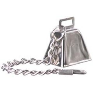 SUPER BIRD CREATIONS Super Bird SB-997 Cow Bell With Chain - Medium 10.5" x 1.75"