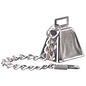 SUPER BIRD CREATIONS Super Bird SB-997 Cow Bell With Chain - Medium 10.5" x 1.75"