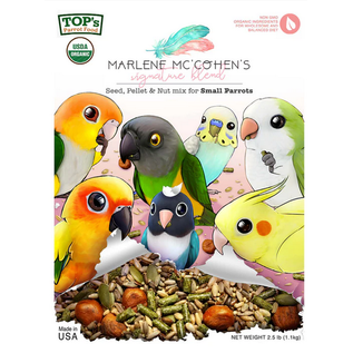 TOP'S PARROT FOOD MARLENE MC’COHEN’S SIGNATURE BLEND – SMALL BIRD– 2.5 LB