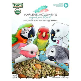 TOP'S PARROT FOOD TPF 00818 MARLENE MCCOHENS SIGNATURE BLEND – LARGE – 2.5 LB