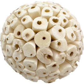 JUNGLE JUNCTION Sola Atta Ball 4"Natural Chewable Bird Toy Each