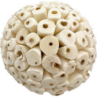 JUNGLE JUNCTION Sola Atta Ball 4"Natural Chewable Bird Toy Each
