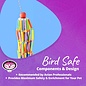 SUPER BIRD CREATIONS Super Bird Creations SB-708 Wind Chimes w/ Colorful Straws & Bell - 13" x 2"