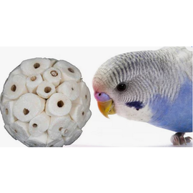 JUNGLE JUNCTION Sola Atta Ball Petite 1.5"Natural Chewable Bird Toy Each