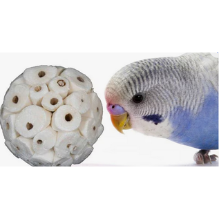 JUNGLE JUNCTION Sola Atta Ball Petite 1.5"Natural Chewable Bird Toy Each