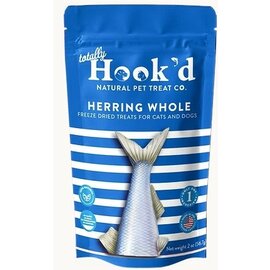 Totally Hook'd Totally Hook'd Herring Whole Freeze Dried 2 oz Bag For Cats & Dogs