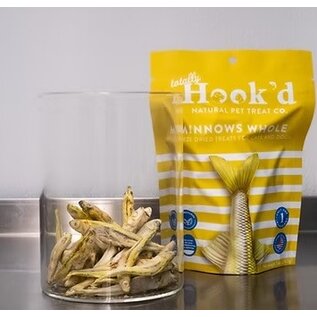 Totally Hook'd Totally Hook'd Freeze Dried Minnows 1 oz Bag For Cats & Dogs