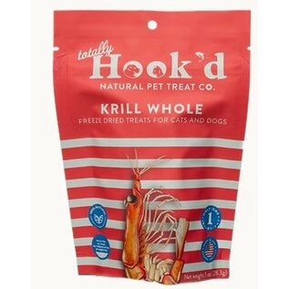 Totally Hook'd Totally Hook'd Krill Whole Freeze Dried 1 oz Bag For Cats & Dogs