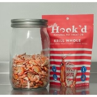 Totally Hook'd Totally Hook'd Krill Whole Freeze Dried 1 oz Bag For Cats & Dogs