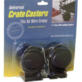 MIDWEST HOMES DOG CRATE CASTERS