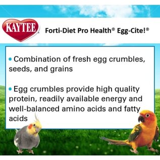 KAYTEE FORTI-DIET EGGCITE PARAKEET FOOD