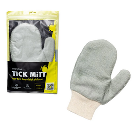 TiCK MiTT TiCK MiTT TiCK MiTT Microfiber Tick Remover for Dogs & Cats, Grey