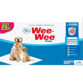 Four Paws Wee-Wee Superior Performance Dog Pee Pads 22 in X 23 in Box (100 ct)