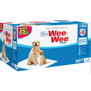 Four Paws Wee-Wee Superior Performance Dog Pee Pads 22 in X 23 in Box (100 ct)