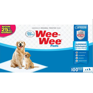 Four Paws Wee-Wee Superior Performance Dog Pee Pads 22 in X 23 in Box (100 ct)