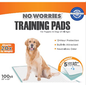 FOUR PAWS NO WORRIES TRAINING PAD 22"x22" 100 pack