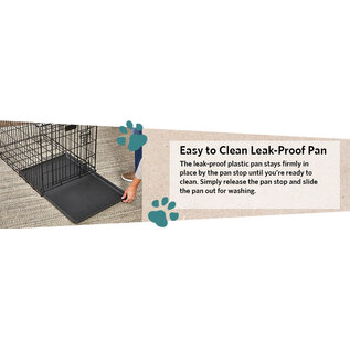 MIDWEST HOMES MidWest Homes for Pets Contour Single Door Dog Crate 18"W x 24"L x 19"