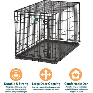 MIDWEST HOMES CONTOUR SINGLE DOOR DOG CRATE