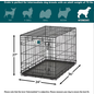 MIDWEST HOMES CONTOUR SINGLE DOOR DOG CRATE