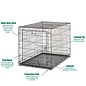 MIDWEST HOMES MidWest Homes for Pets Contour Single Door Dog Crate 28" X 42" X 30" H